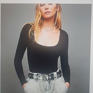 AllSaints Tamie long sleeve bodysuit